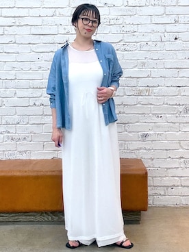 「Omekashi（オメカシ）のアイテム」を使った、mmmiさん（レディース・154cm）の春コーディネート