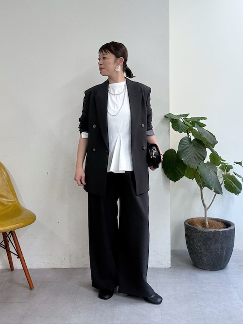 タックワイドスラックス（スラックス）｜Omekashi（オメカシ）の