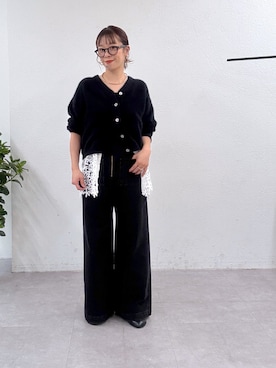 「アイテム（キャミソール）」を使った、mmmiさん（レディース・154cm）の秋コーディネート