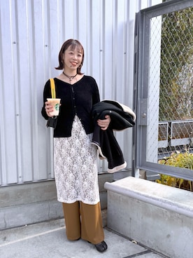 「アイテム（その他アウター）」を使った、mmmiさん（レディース・154cm）の秋コーディネート