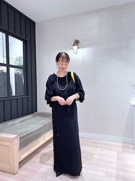 「綺麗めコーデ」｜「アイテム（ドレス）」を使った、mmmiさん（レディース・154cm）の秋コーディネート