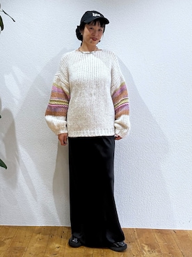 「Omekashi（オメカシ）のアイテム」を使った、mmmiさん（レディース・154cm）の秋コーディネート