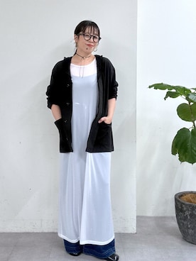 「Omekashi（オメカシ）のアイテム」を使った、mmmiさん（レディース・154cm）の春コーディネート