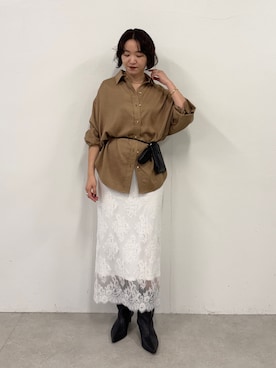 「GALENA（LOUNGEDRESS）（ガレナ）のアイテム」を使った、loungedress_hayashiさん（レディース・164cm）の秋コーディネート