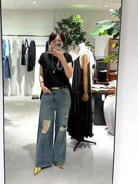 「LOUNGEDRESS（ラウンジドレス）のアイテム」を使った、loungedress_hayashiさん（骨格ウェーブ・レディース・163cm）の夏コーディネート