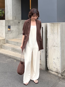 「GALENA（LOUNGEDRESS）（ガレナ）のアイテム」を使った、loungedress_hayashiさん（レディース・164cm）の夏コーディネート