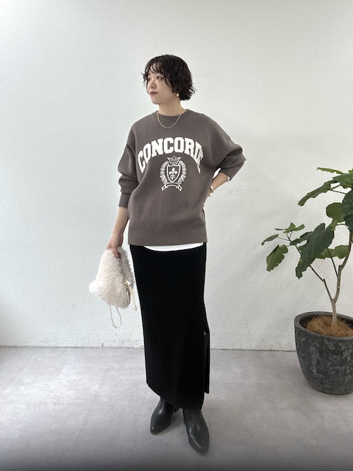 セール】ジャガードロゴニット（ニット/セーター）｜LOUNGEDRESS