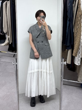 「アイテム（ワンピース/ドレス）」を使った、loungedress_hayashiさん（レディース・163cm）の夏コーディネート