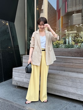 「LOUNGEDRESS（ラウンジドレス）のアイテム（ジャケット/アウター）」を使った、loungedress_hayashiさん（レディース・163cm）の春コーディネート