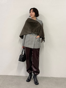 「GALENA（LOUNGEDRESS）（ガレナ）のアイテム」を使った、loungedress_hayashiさん（レディース・164cm）の秋コーディネート