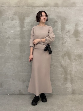 「GALENA（LOUNGEDRESS）（ガレナ）のアイテム」を使った、loungedress_hayashiさん（レディース・164cm）の秋コーディネート