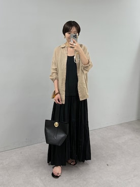 「アイテム（ワンピース/ドレス）」を使った、loungedress_hayashiさん（レディース・163cm）の夏コーディネート