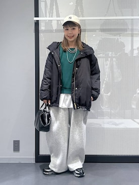 riya.さん（レディース・158cm）の冬コーディネート