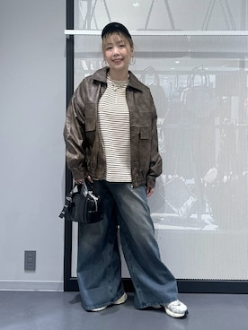 「アイテム（ピアス（両耳用））」を使った、riya.さん（レディース・158cm・30代）の秋コーディネート