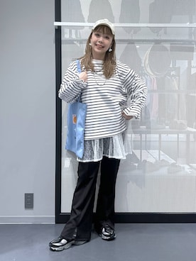 riya.さん（レディース・158cm）の春コーディネート