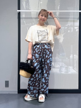 「アイテム（ピアス（両耳用））」を使った、riya.さん（レディース・158cm・30代）の夏コーディネート