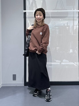 「アイテム（アクセサリー、その他）」を使った、riya.さん（レディース・158cm）の冬コーディネート