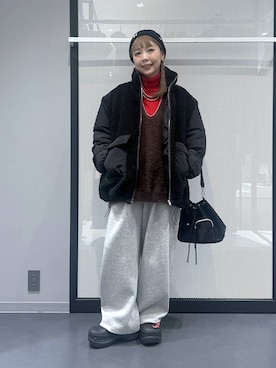 riya.さん（レディース・158cm）の冬コーディネート