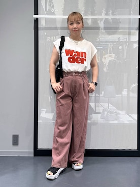 「アイテム（腕時計）」を使った、riya.さん（レディース・158cm）の夏コーディネート