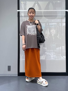 「アイテム（ピアス（両耳用））」を使った、riya.さん（レディース・158cm・30代）の夏コーディネート