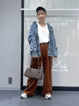 「LAKOLE（ラコレ）のアイテム」を使った、riya.さん（レディース・158cm）の秋コーディネート