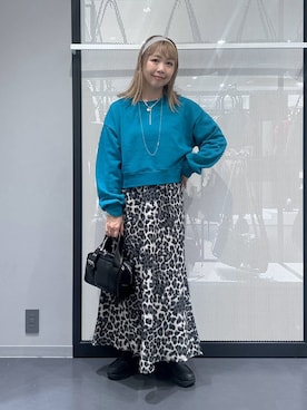 「アイテム（ピアス（両耳用））」を使った、riya.さん（レディース・158cm・30代）の秋コーディネート