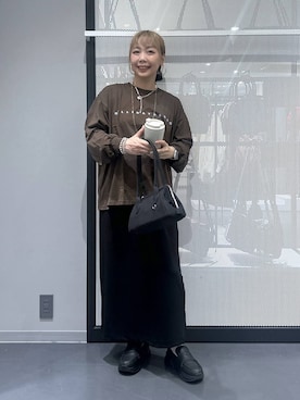 「アイテム（ヘアアクセサリー）」を使った、riya.さん（レディース・158cm・30代）の秋コーディネート