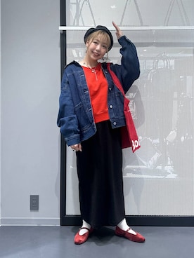 「アイテム（ピアス（両耳用））」を使った、riya.さん（レディース・158cm・30代）の秋コーディネート