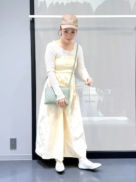 「アイテム（ワンピース/ドレス）」を使った、riya.さん（レディース・158cm・30代）の春コーディネート