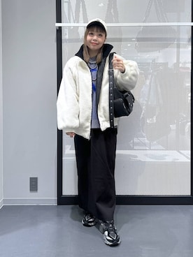 riya.さん（レディース・158cm）の冬コーディネート