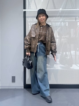 「アイテム（ピアス（両耳用））」を使った、riya.さん（レディース・158cm・30代）の秋コーディネート