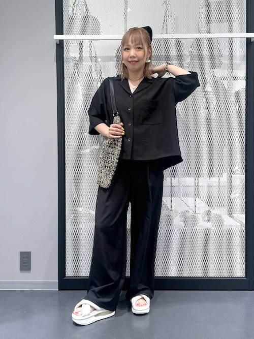 スクエアビッグツイルシュシュ / 427163（シュシュ）｜LAKOLE（ラコレ