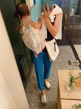 「PETIT BATEAU（プチバトー）のアイテム（ワンピース/ドレス）」を使った、ＳＵＭＩＣＡさん（レディース・168cm）の夏コーディネート