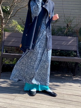 「RYO TAKASHIMA（リョウタカシマ）のアイテム（ベスト）」を使った、7.さん（レディース・157cm）の春コーディネート