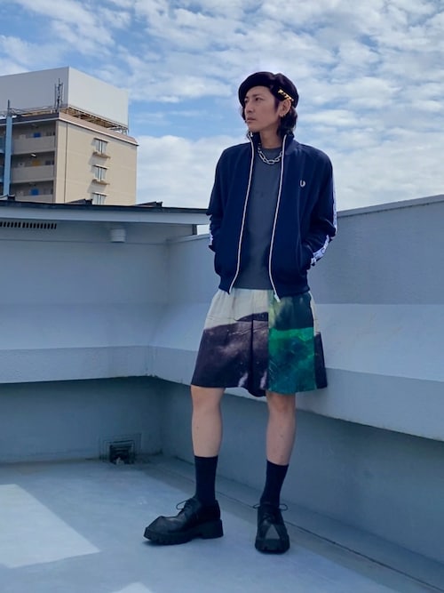 フレッドペリー　Taped Track Jacket FRED PERRY FREDPERRY (フレッドペリー) Contrast Tape Track