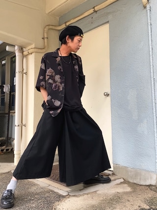 LAD MUSICIAN（ラッドミュージシャン）の「PAINT FLOWER SHORT SLEEVE 