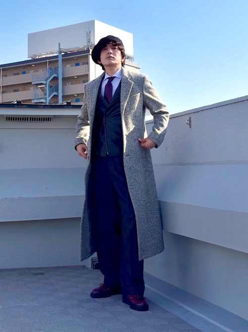 Vivienne Westwood MANのチェスターコートを使ったメンズ人気