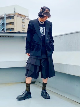 「バケットハット」｜hytabさん（メンズ・173cm）の秋コーディネート