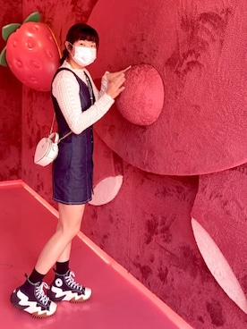 「Hissoのアイテム」を使った、Miss K.Kさん（レディース・168cm）の秋コーディネート