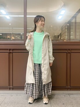 「KATHARINE ROSS（キャサリンロス）のアイテム（ジャケット/アウター）」を使った、norikoさん（レディース・152cm）の春コーディネート