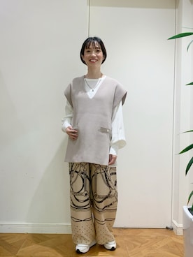 「KATHARINE ROSS（キャサリンロス）のアイテム（シューズ）」を使った、norikoさん（レディース・152cm）の秋コーディネート