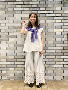 「KATHARINE ROSS（キャサリンロス）のアイテム（シューズ）」を使った、norikoさん（レディース・152cm）の夏コーディネート
