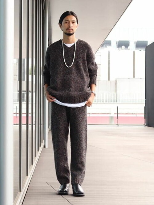 Beams Menbeams Lights Mensさんのニット セーターを使ったコーディネート Zozotown