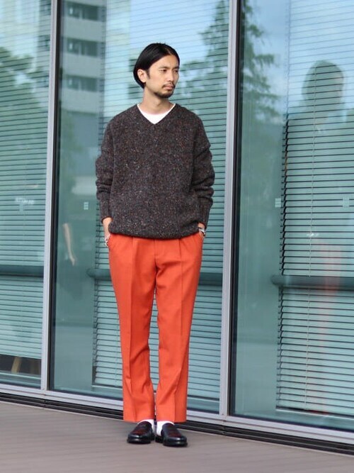 Beams Menbeams Lights Mensさんのニット セーターを使ったコーディネート Zozotown