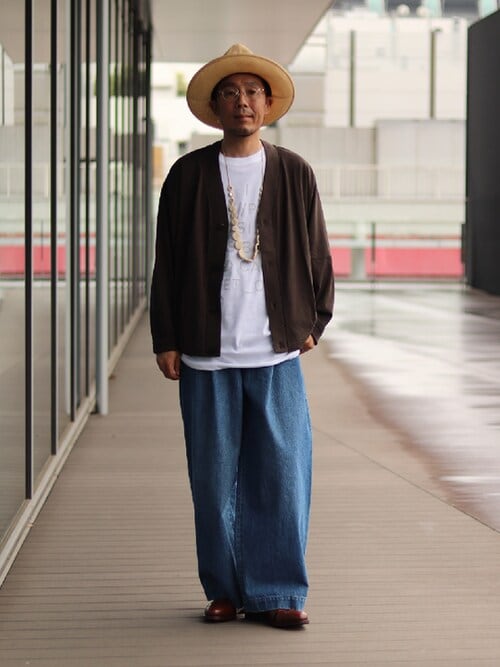 BEAMS LIGHTS Mensさんのカーディガン/ボレロを使ったコーディネート 