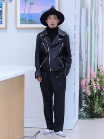 BEAMS LIGHTS / レザー ライダースジャケットを使った人気ファッション