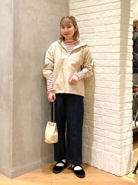 「SMITH'S（スミス）のアイテム」を使った、B:MING by BEAMS WOMENさん（レディース・158cm）の春コーディネート