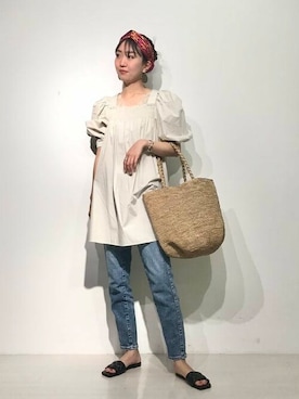 「Ray BEAMS（レイビームス）のアイテム（財布/小物）」を使った、B:MING by BEAMS WOMENさん（レディース・165cm）の春コーディネート