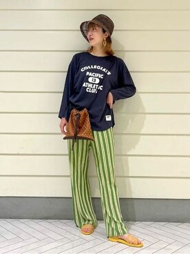 B:MING by BEAMS WOMENさん（レディース・163cm）の夏コーディネート