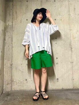 B:MING by BEAMS WOMENさん（レディース・157cm）の夏コーディネート